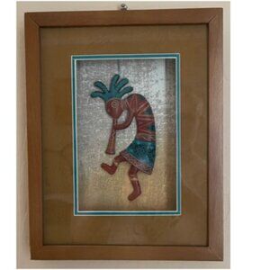 Kokopelli Shadow Box Figure